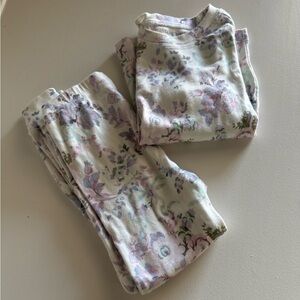 Love Shack Fancy Floral Kids Pajamas size 4T